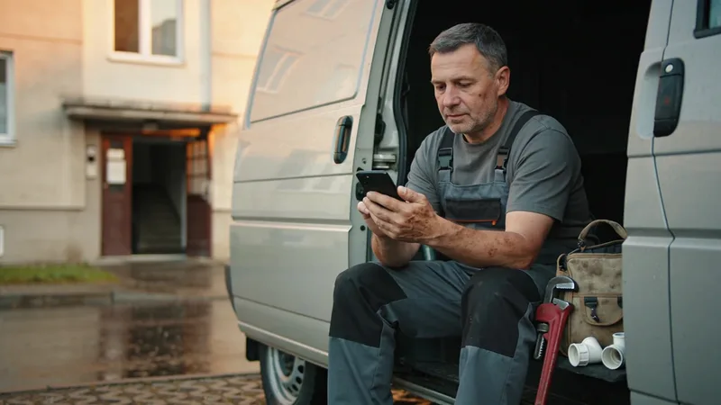 Živnostník po dokončení opravy vystavuje faktúru v pracovnej dodávke