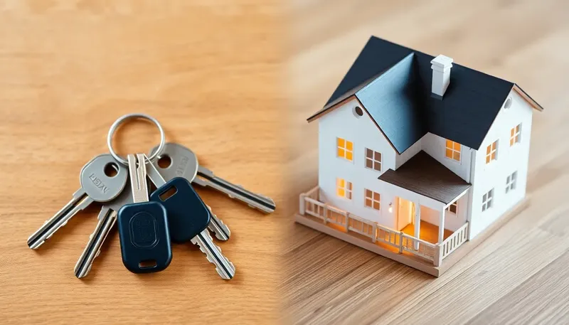 Financie – prenájom verzus hypotéka: kľúče a model domu