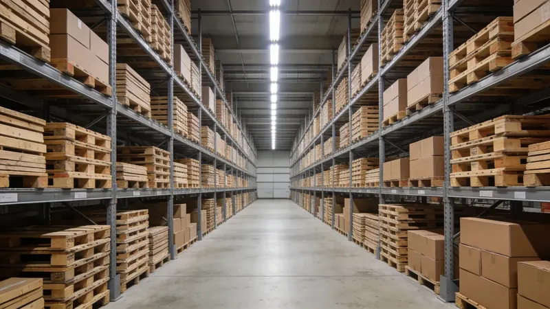 Slovenský skladník v rakúskom logistickom centre triedí balíky