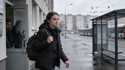 Mladá zamestnankyňa odchádza z pracoviska počas skúšobnej doby