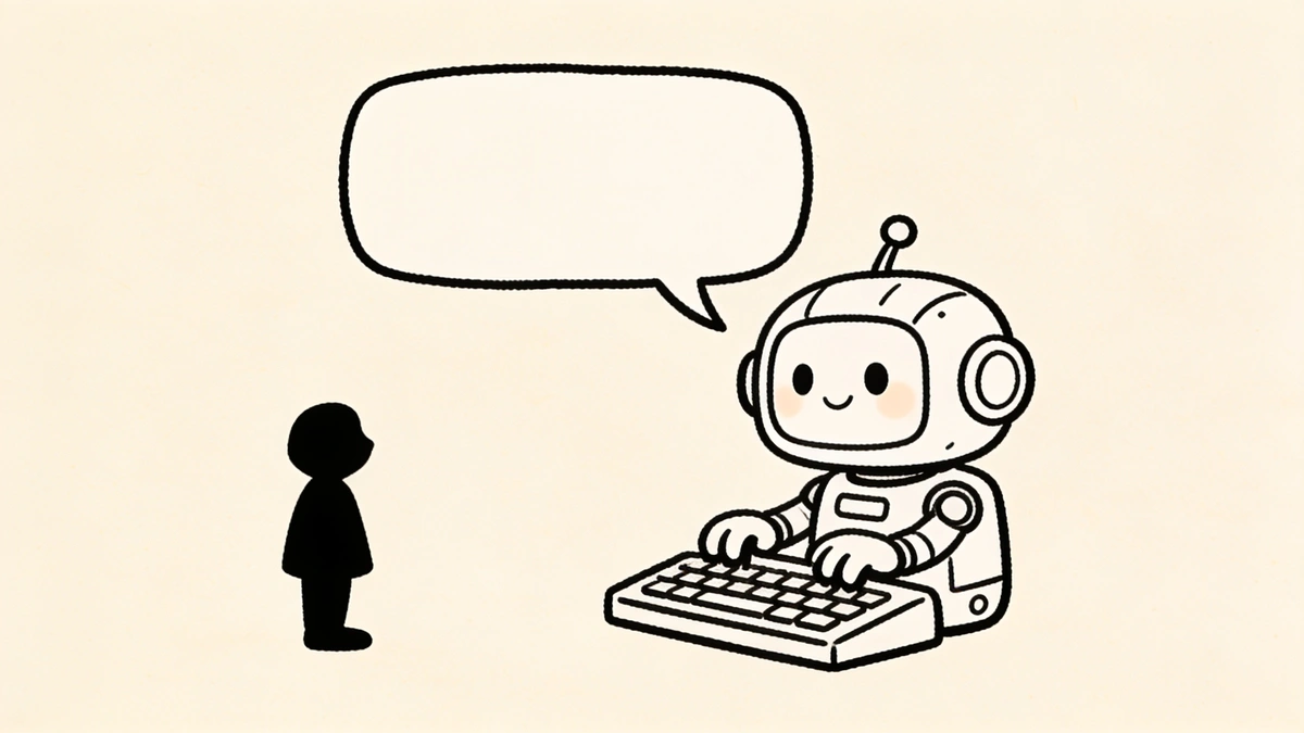 Abstraktná ilustrácia transparentnosti AI chatbota a označovania AI obsahu