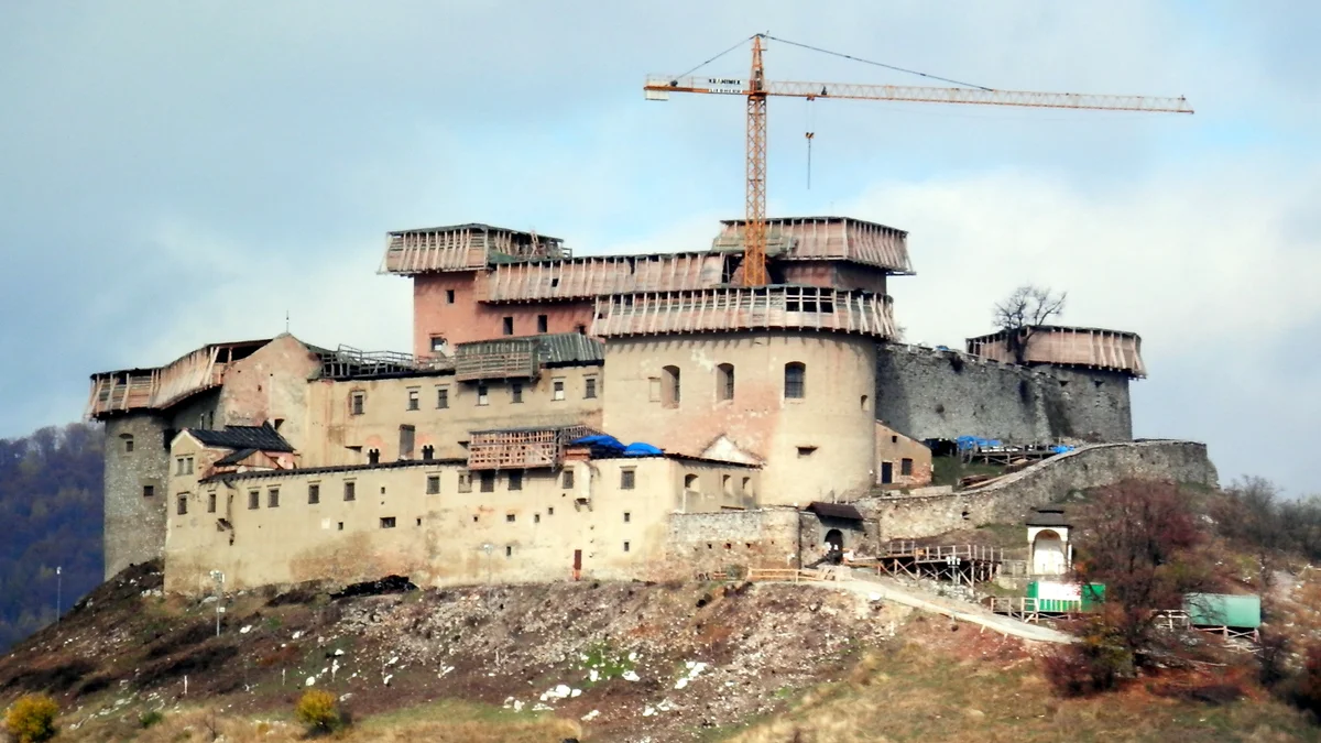 Hrad Krásna Hôrka v Gemeri po rekonštrukcii po požiari z roku 2012